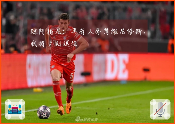 琼阿梅尼：再有人辱骂维尼修斯，我将立刻退场